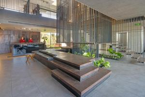 Część wypoczynkowa w obiekcie The Code Hotel & Spa Da Nang