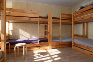 Postel nebo postele na pokoji v ubytování Hochwaldbaude