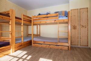 Postel nebo postele na pokoji v ubytování Hochwaldbaude