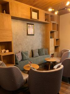 Deichhotel Rose的休息区
