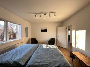 Postel nebo postele na pokoji v ubytování Apartment Fernsicht