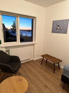 Posezení v ubytování Apartment Fernsicht