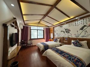Mountain View Guesthouse客房内的一张或多张床位