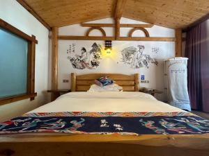 Mountain View Guesthouse客房内的一张或多张床位