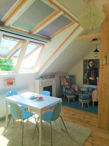 Posezení v ubytování Space Loft Graz