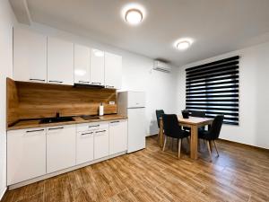 Kuchyň nebo kuchyňský kout v ubytování Kiko apartmani LUX