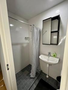 Koupelna v ubytování Savi Apartment 5