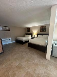 Tahitian Inn Boutique Hotel Tampa房間的床