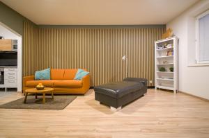 Χώρος καθιστικού στο Vesna Convenient Apartment by CHORS