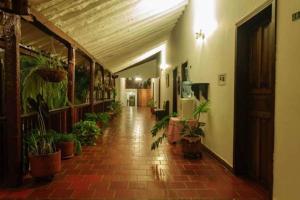 Hotel Las Nieves外面的花园