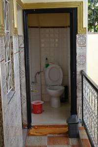Koupelna v ubytování Hotel Zagora