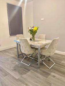 Dining area in the homestay