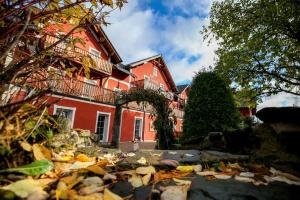 Сад в Hotel Barborka