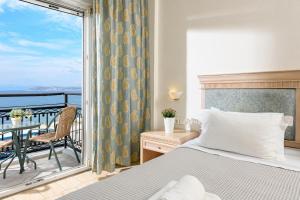 Hotel Timoleon客房内的一张或多张床位