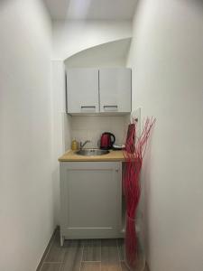 Kuchyň nebo kuchyňský kout v ubytování Hana`s Rooms