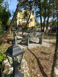 Zahrada ubytování Villa Gogli with private pool in Rabac Labin