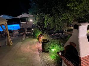 Zahrada ubytování Villa Gogli with private pool in Rabac Labin