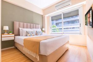 Modern Apartments in Puerto Madero客房内的一张或多张床位