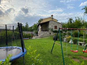 Zahrada ubytování Villa Gogli with private pool in Rabac Labin