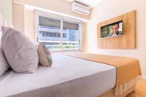 Modern Apartments in Puerto Madero客房内的一张或多张床位