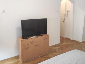 TV i/ili multimedijalni sistem u objektu Apartman Nicolas