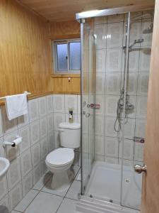 Ванная комната в Cabañas San Fernando