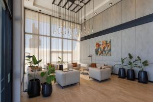 Uma área de estar em Fuente Mayor Hotel Terminal