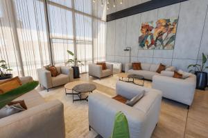 Uma área de estar em Fuente Mayor Hotel Terminal