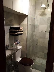 Et badeværelse på Mini LofT en Rio