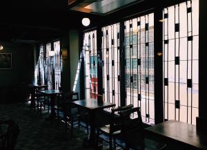 Ein Restaurant oder anderes Speiselokal in der Unterkunft 未艾公寓WeLove Apartment 