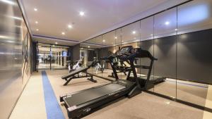 Fitness centrum a/nebo fitness zařízení v ubytování Atour Hotel Chengdu Jiuyanqiao NetEase Selected