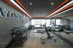 Fitnesscenter och/eller fitnessfaciliteter på Atour Hotel Handan New Century