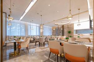 Posezení v ubytování Atour Hotel Shaoxing Heqiao