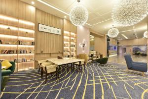Area soggiorno di Atour Hotel Beijing Yizhuang Mobile Silicon Valley