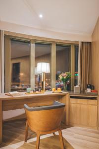 Posezení v ubytování Atour Hotel Shanghai Wujiaochang Dabaishu
