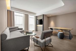 Area tempat duduk di Atour S Hotel Xining Haihu New District SDIC Plaza