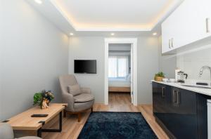 Posezení v ubytování Art Karaköy Suites