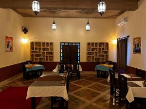Restaurace v ubytování Dar Hassan Merzouga