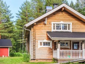 Bygningen som feriehuset ligger i