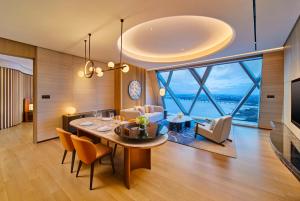 Posezení v ubytování Hilton Huzhou Nanxun