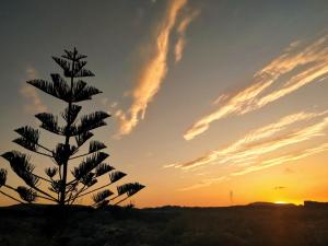 The sunrise or sunset as seen from A villát or nearby
