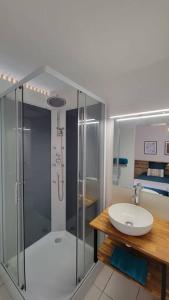 Kúpeľňa v ubytovaní Ô Ti Plézi - Appartement - Le Gosier