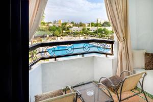 Balkón nebo terasa v ubytování Fes Marriott Hotel Jnan Palace