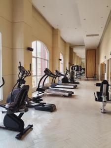 Fitness centrum a/nebo fitness zařízení v ubytování Grande Caribbean condo Resort pattaya