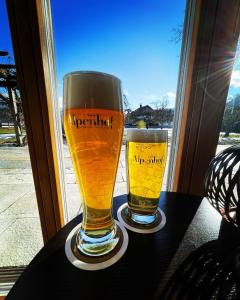 Nápoje v ubytování Alpenhof Landhotel Restaurant