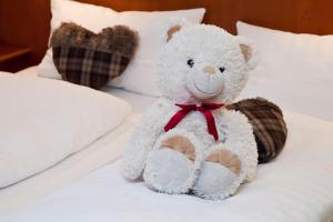 Postel nebo postele na pokoji v ubytování Hotel bei Liebe's