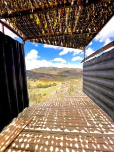 a view from the outside of a building with a view of the sky at Residencia Artistica CasaVino in Casablanca