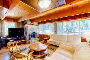 Istumisnurk majutusasutuses Tranquil Treehouse Haven