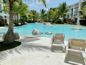 Bazén v ubytování Komfortowy Apartament z 4 Basenami i Pięknym Ogrodem, Estrella Dominicus-Bayahibe nebo v jeho okolí