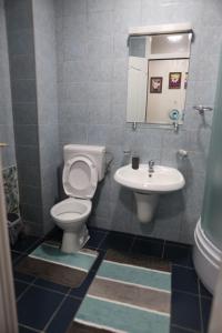 a bathroom with a toilet and a sink at Apartman 2 Zlaja Vlašić in Vlasic